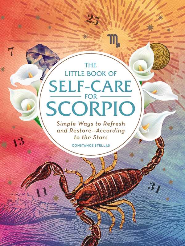 Little Book of Self-Care for Scorpio by Constance Stellas: Hardcover 160 pages / English