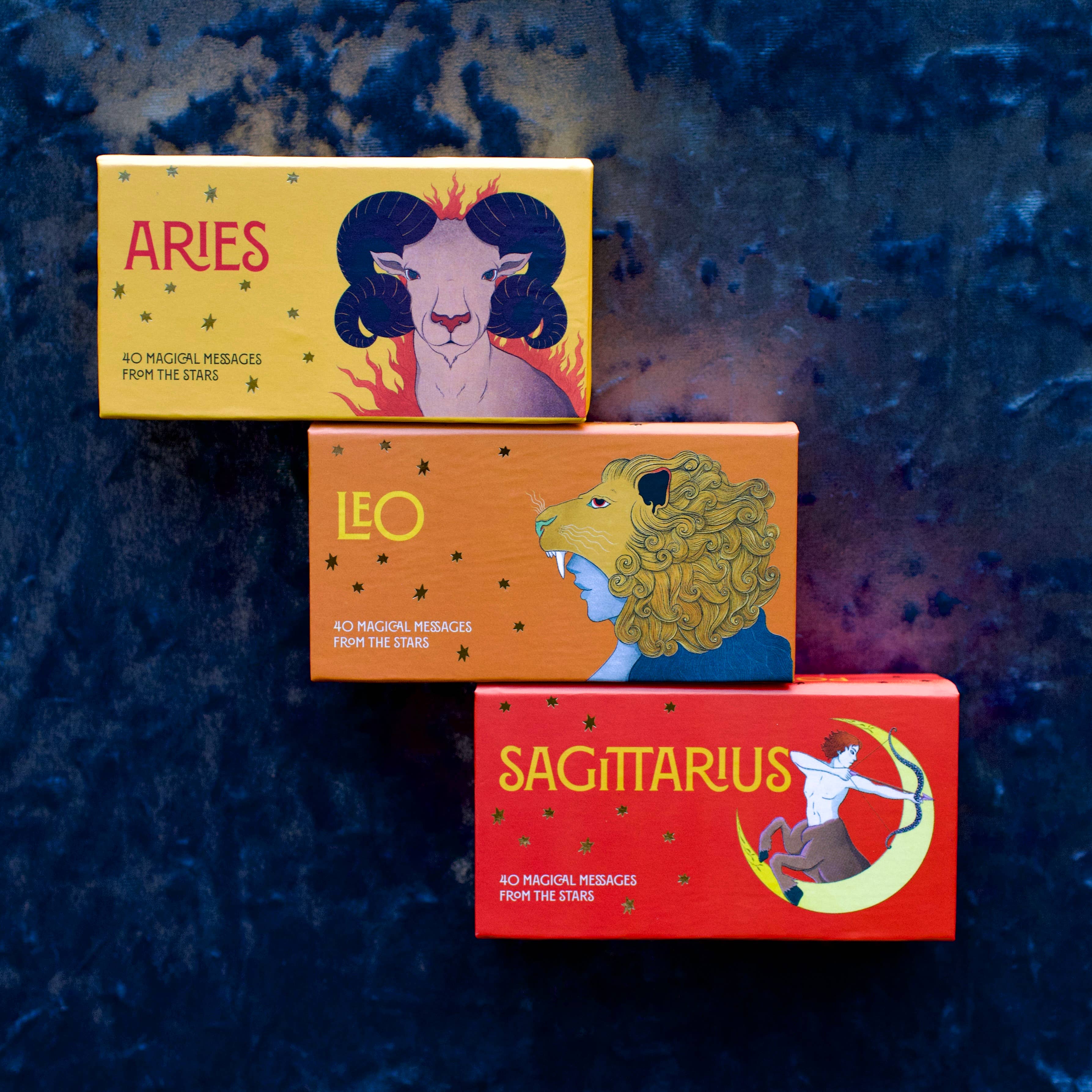 Leo Pocket Zodiac Cards: 40 Magical Messages