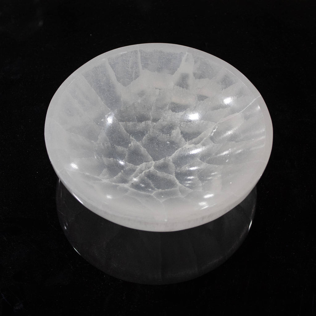 Selenite Bowl Round 14-15cm