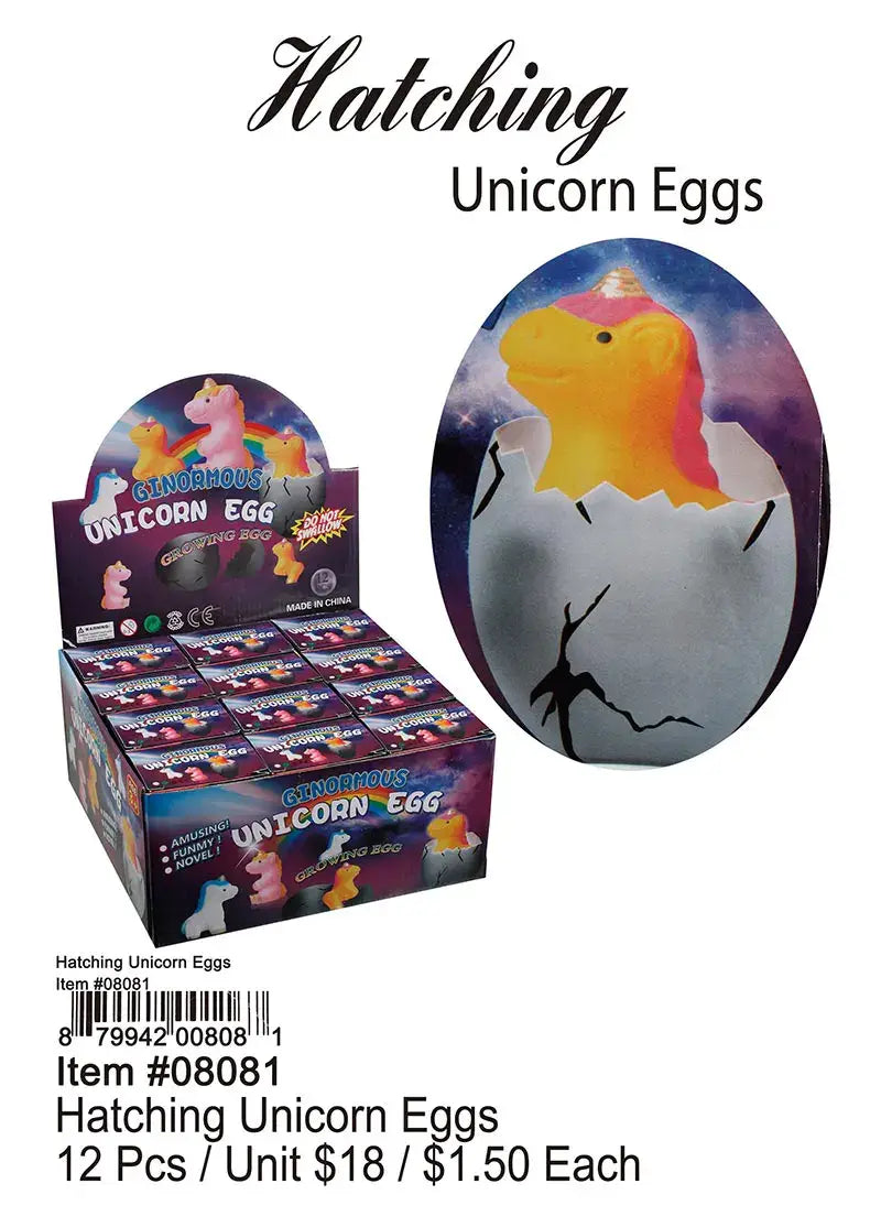 Hatching Unicorn Eggs .