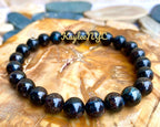 Natural Astrophyllite aka Arfvedsonite 8mm Stretch Bracelet