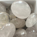 Large Clear quartz Palm Stone