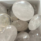 Large Clear quartz Palm Stone