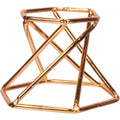 Metal Gemstone Sphere Stand Twist - Copper (Each): Copper
