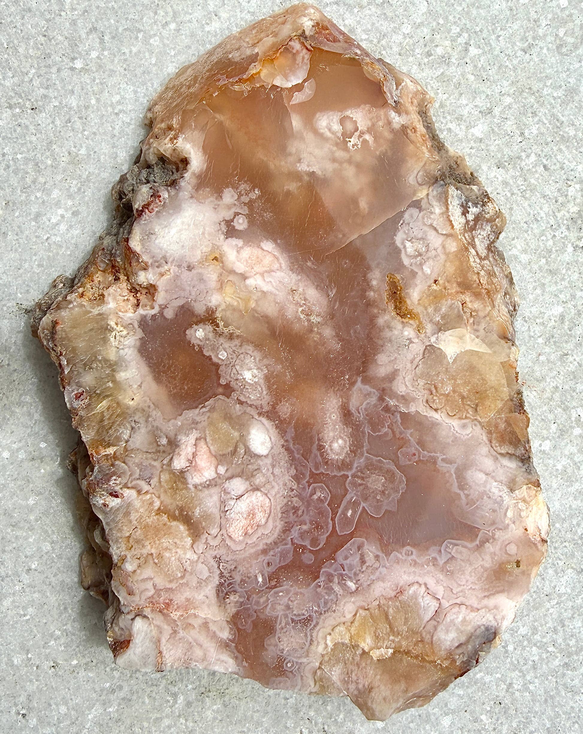 Wholesale 2 lbs Natural Pink Amethyst Flower Agate Slabs