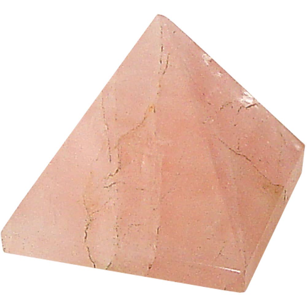 Gemstone Pyramid - Rose Quartz (Each)