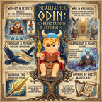 Polyresin Baby Viking Figurine - Odin (Each)