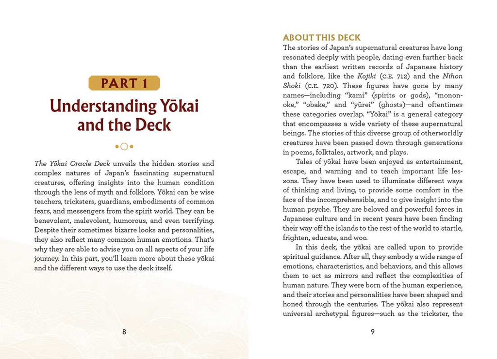 Yokai Oracle Deck by Thersa Matsuura