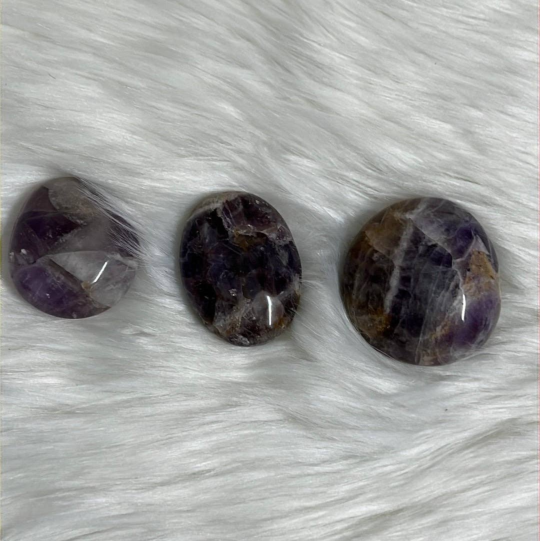 Amethyst Tumble Worry stone: Large