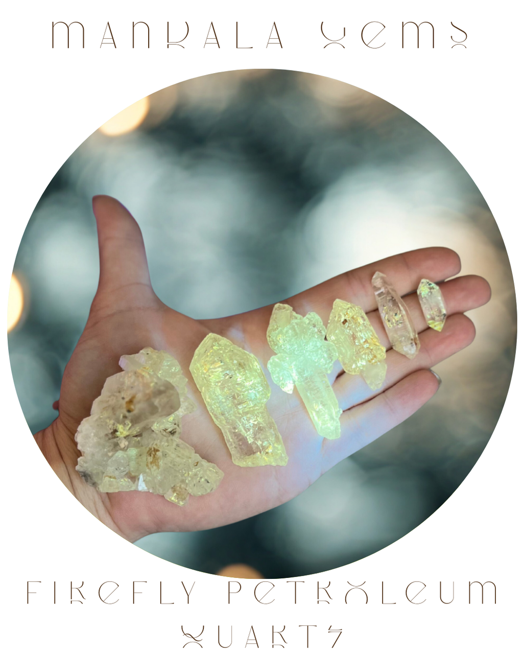 Firefly Petroleum Quartz Specimens Bulk UV Reactive Crystals: 1-2.99 grams
