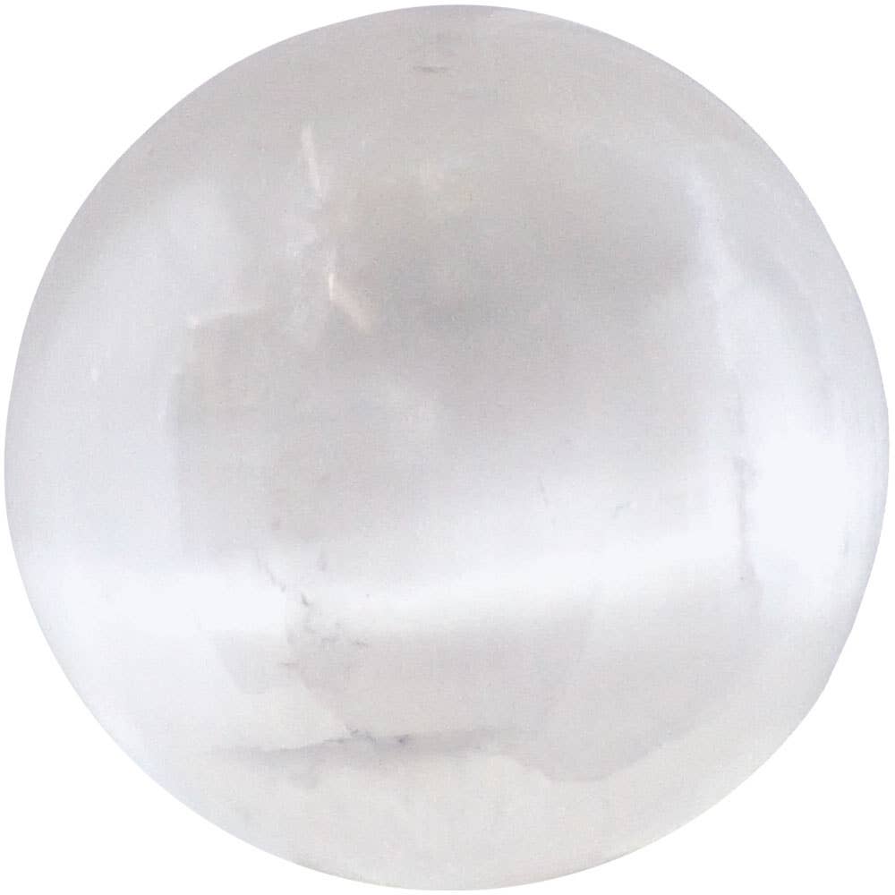 Gemstone Carving 2.5-inch Sphere Selenite (Each)