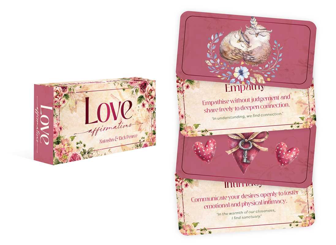 Love Affirmations by Natasha Pearce: Flashcards 40 pages / English