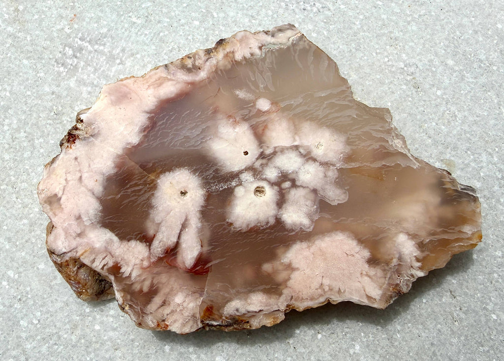 Wholesale 2 lbs Natural Pink Amethyst Flower Agate Slabs