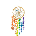 Dreamcatcher Wreath w/ Beach Glass - Chakra