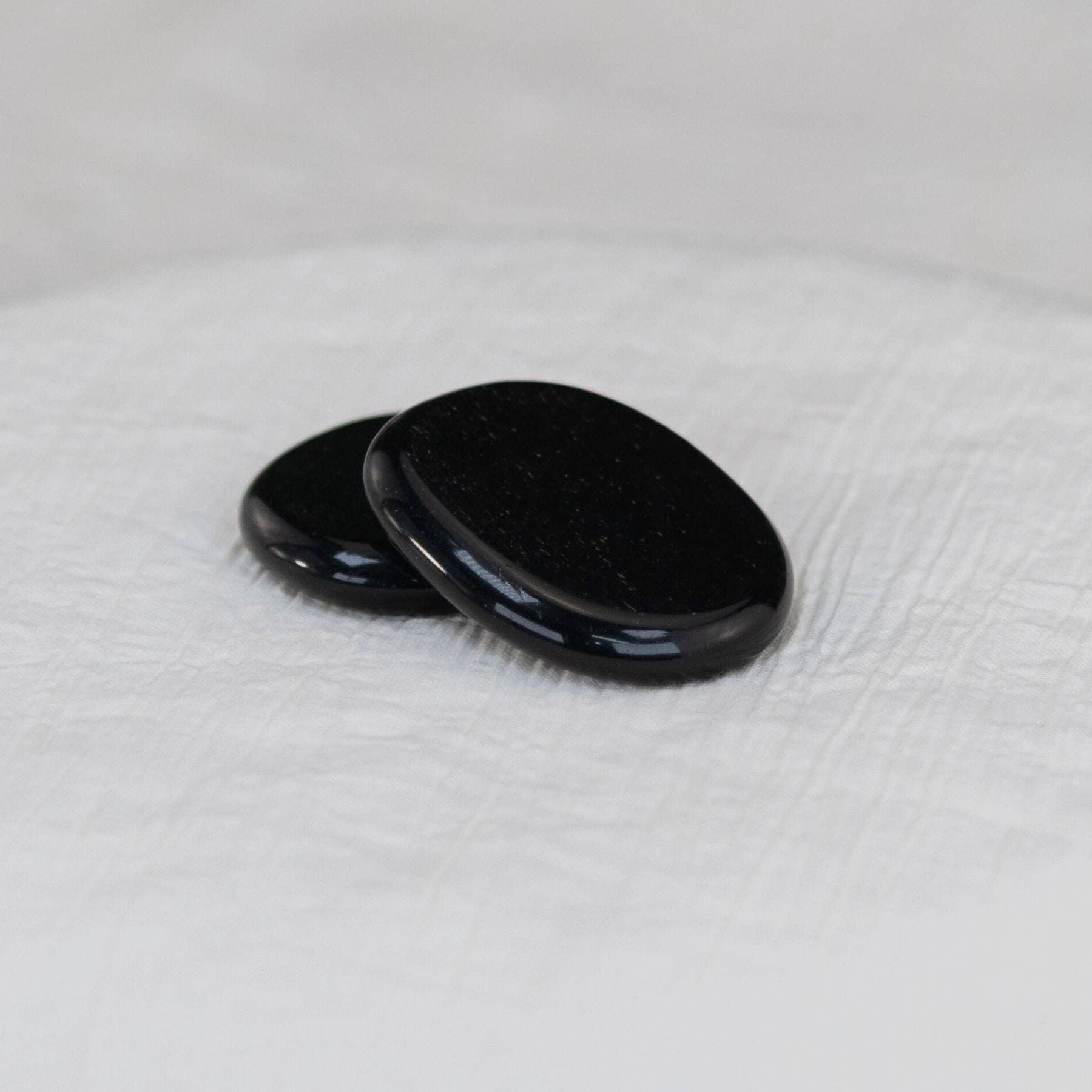 Black Tourmaline Palm Stone.