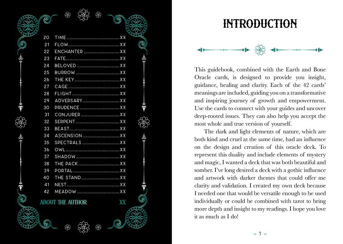 Earth & Bone Oracle by Sirian Shadow: Flashcards 112 pages / English