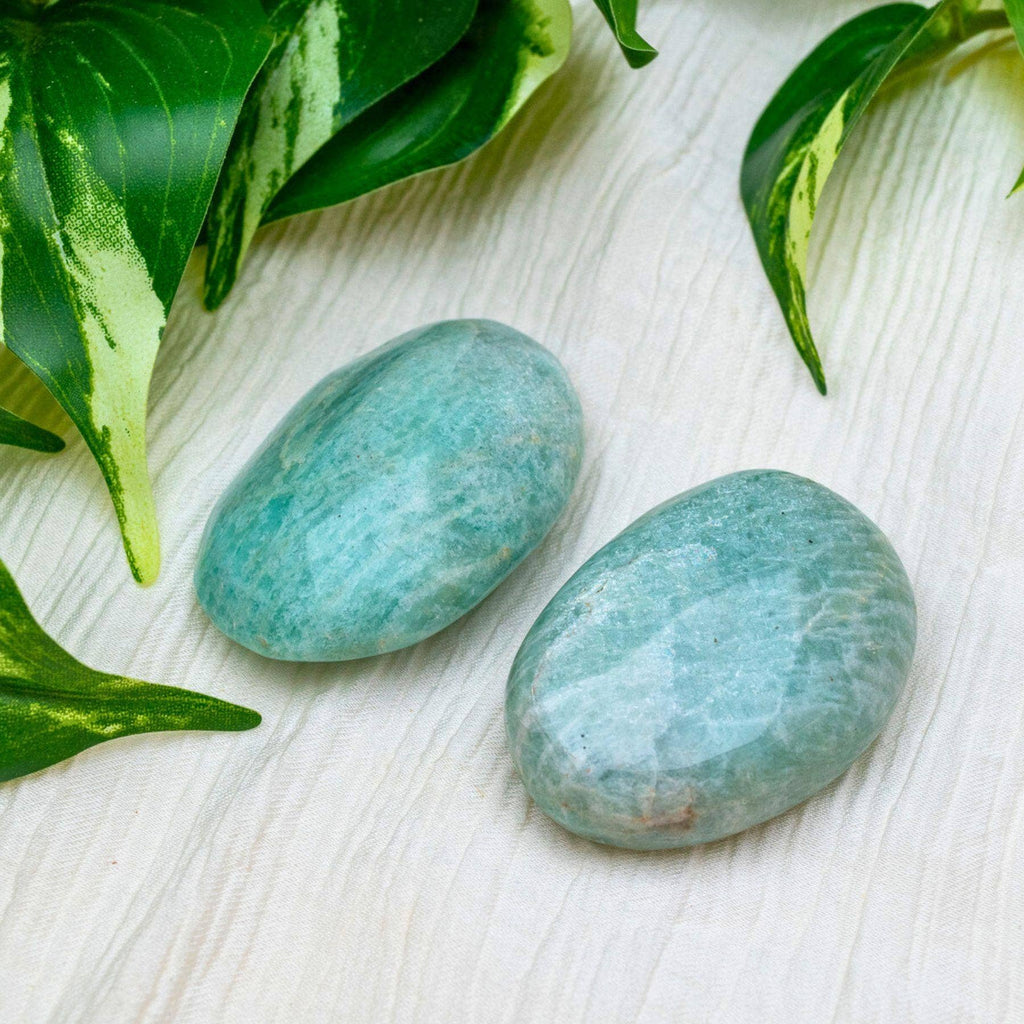 Amazonite Palm Stone.