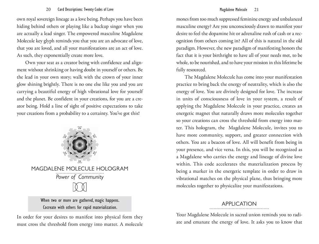 Magdalene Manifestation Cards by Danielle Rama Hoffman: Flashcards