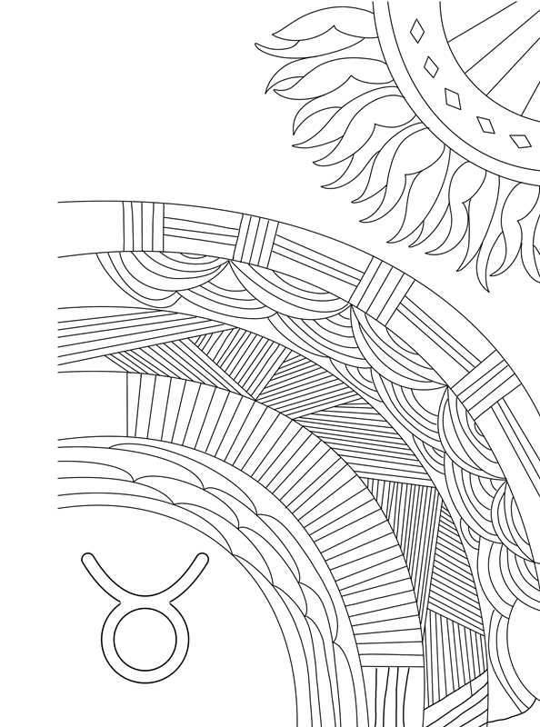 Taurus: Your Cosmic Coloring Book by Mecca Woods: Paperback 48 pages / English