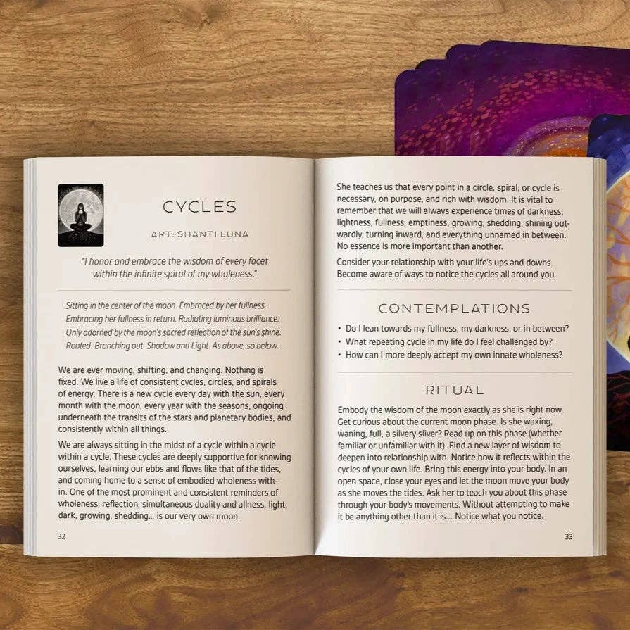 Wisdom of the Divine Feminine: Oracle for heart-centered embodiment and wholeness