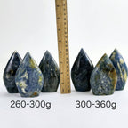 Blue Kyanite Crystal Polished Cut Base Point - By Weight: 260-300g