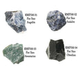 Rough Fist size Minerals: Tourmalinated Quartz