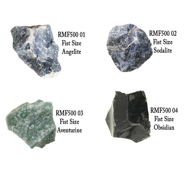 Rough Fist size Minerals: Lepidolite