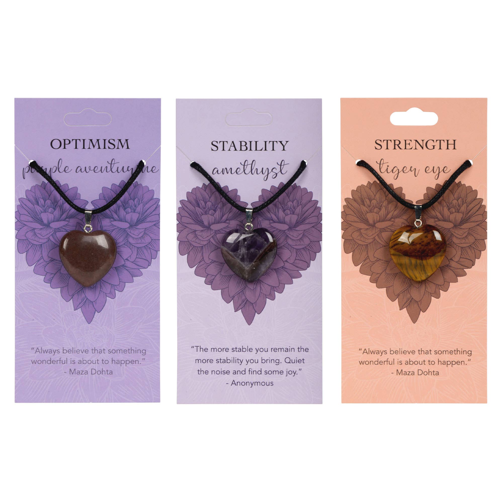 Heart Pendants: Stability (Amethyst)