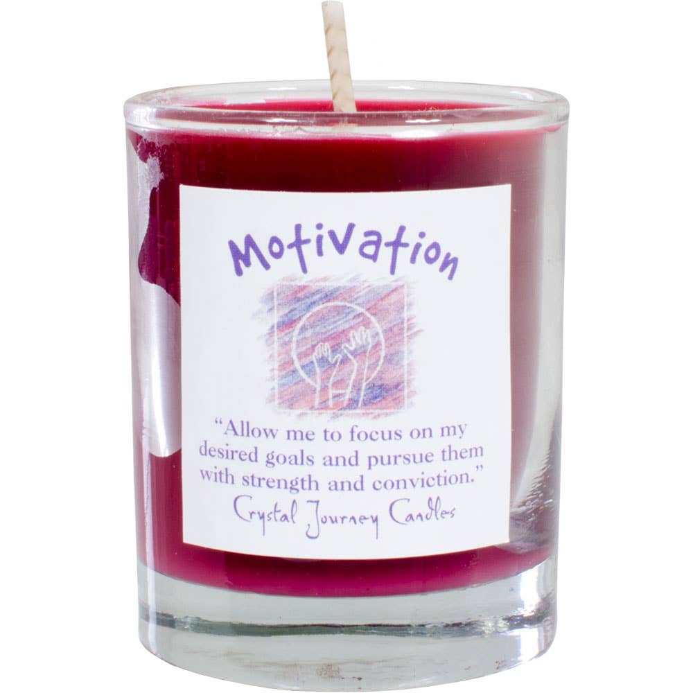 Soy Herbal Filled Votive Motivation (Each)