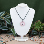 Evil Eye Necklace.: Light Blue