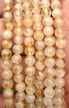 Citrine 4mm 7.5” Crystal Healing Stretch Bracelets 