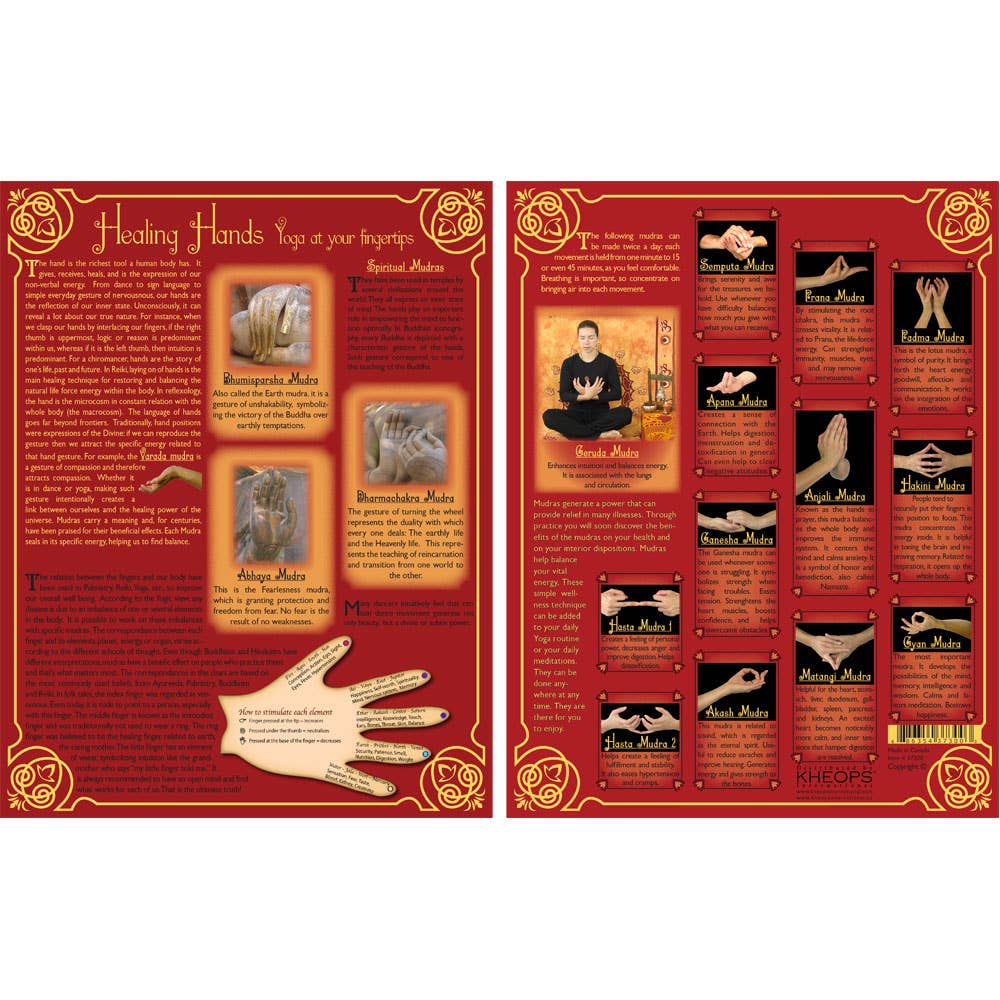 Information Chart English Mudra (Each)