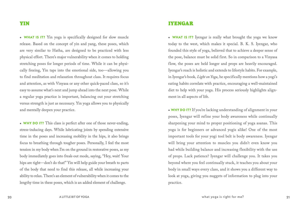 A Little Bit of Yoga by Meagan Stevenson: Hardcover