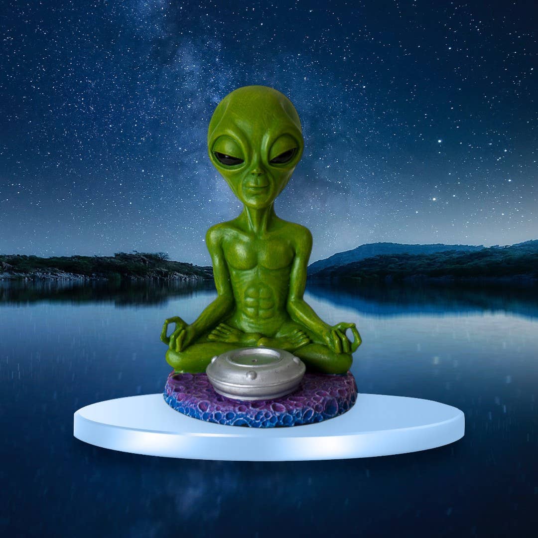 Meditation Alien Incense Burner