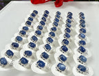 Natural Blue Kyanite Stud Earring 6x8mm