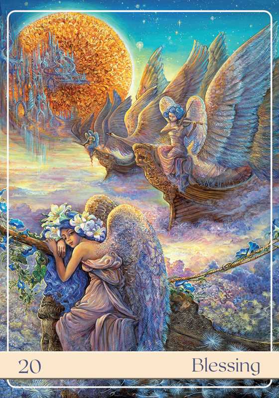 Angelic Vibrations Oracle by Josephine Wall: Flashcards 128 pages / English