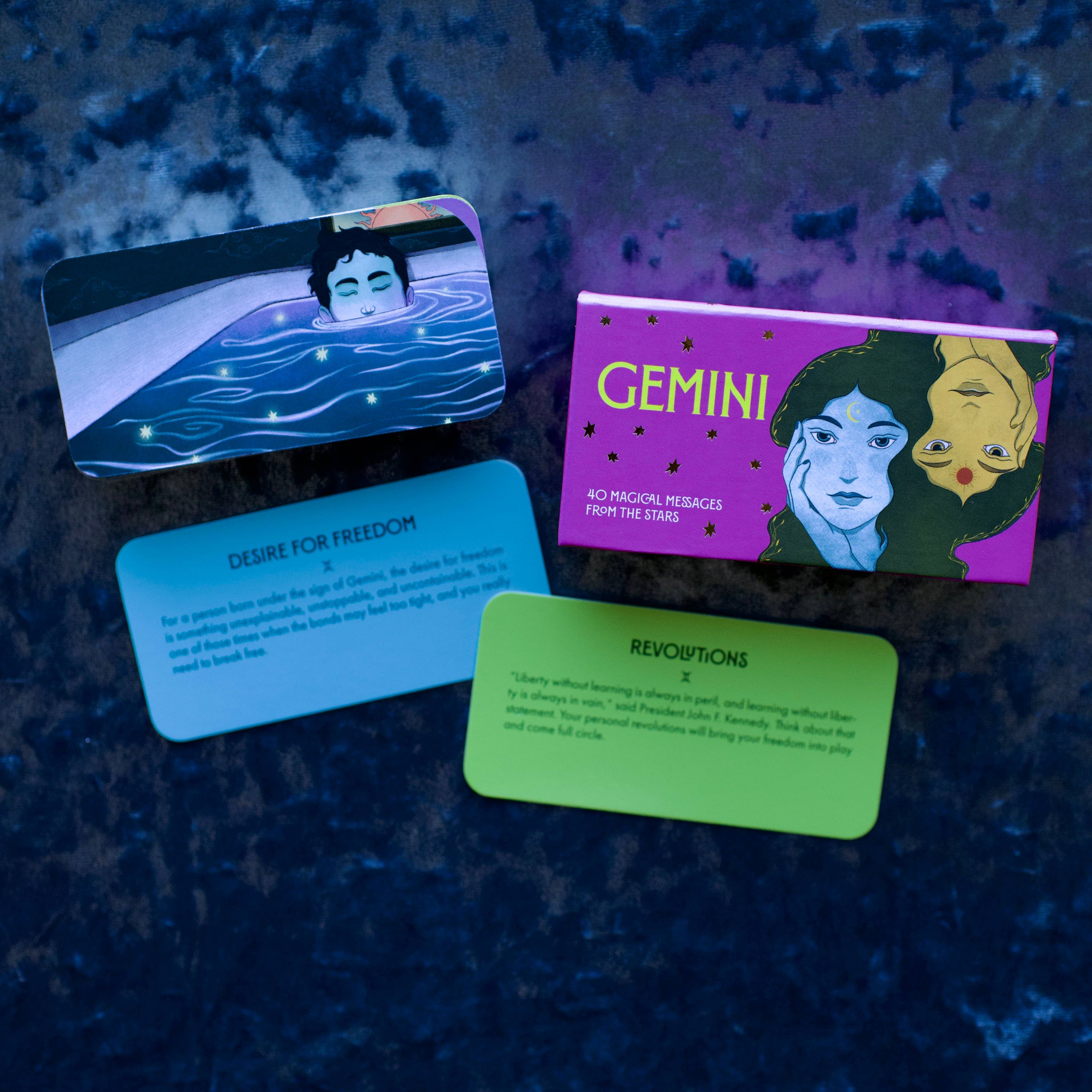 Gemini Pocket Zodiac Cards: 40 Magical Messages