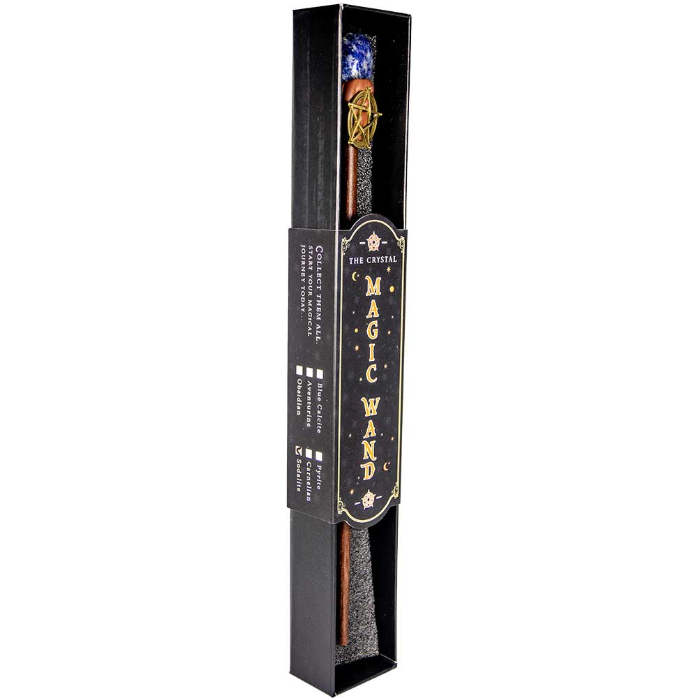 Magic Wand w/ Gift Box - Sodalite & Pentacle (Each): Sodalite