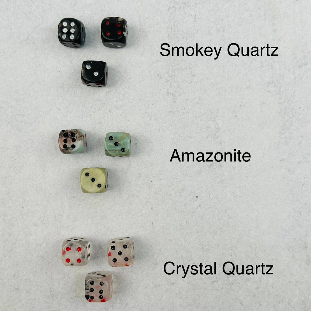 Crystal Gemstone Dice - YOU CHOOSE STONE -: Sodalite