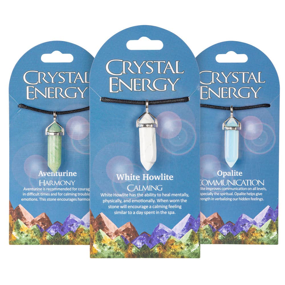 Crystal Energy Pendants: Spirituality (Amethyst)
