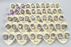 Natural Moonstone Stud Earring 7x9mm