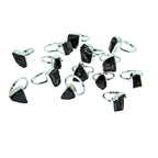 Shungite Elite Sterling Silver Ring Size 6 7 8: 6
