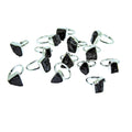 Shungite Elite Sterling Silver Ring Size 6 7 8: 7