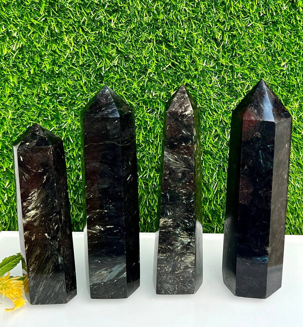 3-4 Large Astrophyllite aka Arfvedsonite Crystals