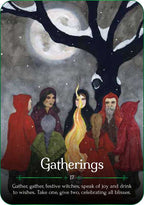 Seasons of the Witch: Yule Oracle by Lorriane Anderson: Flashcards 144 pages / English