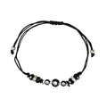 Evil Eye Knot Bracelet: Black