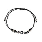 Evil Eye Knot Bracelet: Black