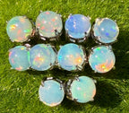 Natural Opal Stud Earring 6mm
