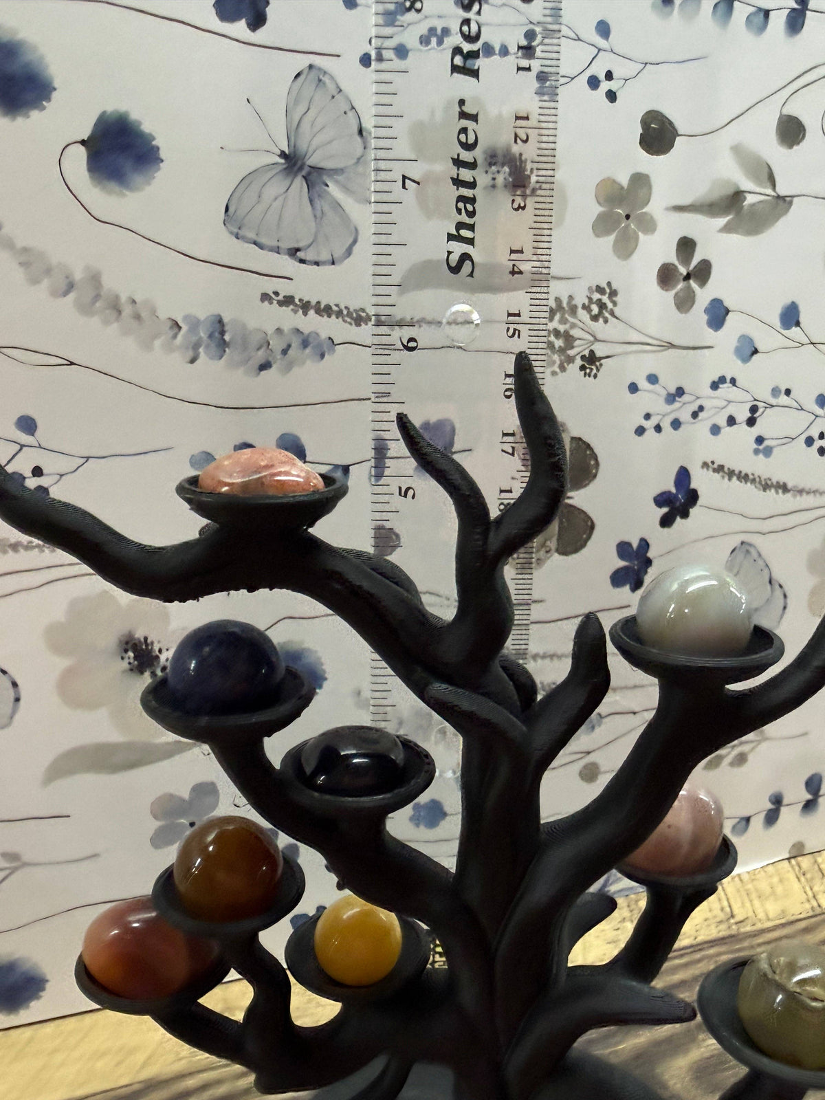 Tree Multi-Mini Crystal Sphere Holder