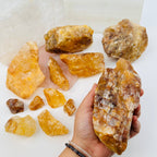 Golden Healer Rough Stone Crystal: 400-600g